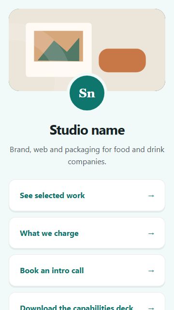 Agency services page design